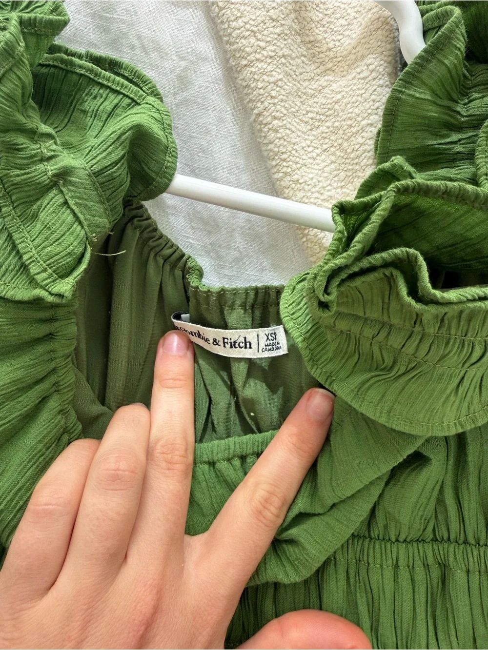 Abercrombie Green Maxi Dress